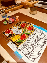 Load image into Gallery viewer, DIY材料包 手作玻璃彩繪燈