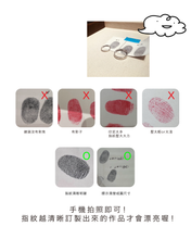 Load image into Gallery viewer, 3mm指紋印記訂製戒指(訂製非體驗課)